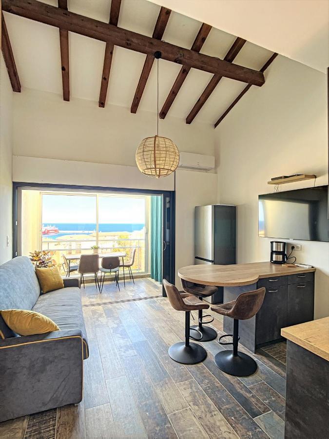 Tres Beau Duplex Vue Panoramique Mer, Proche Plage LʼÎle-Rousse Exterior foto
